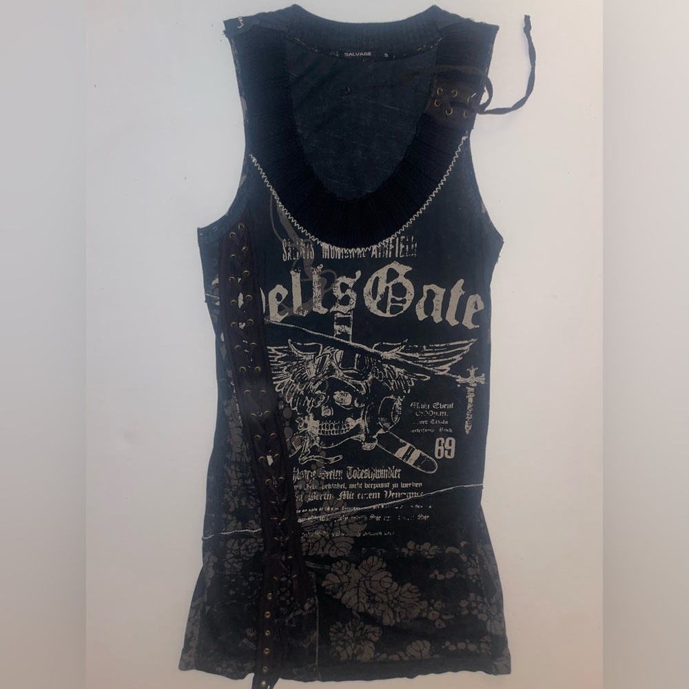 Vintage  Salvage tank size S